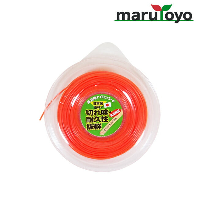 とわページ 丸山製作所 BIG-M ナイロンコード ナイロンコード2.4X60M (丸) 408222