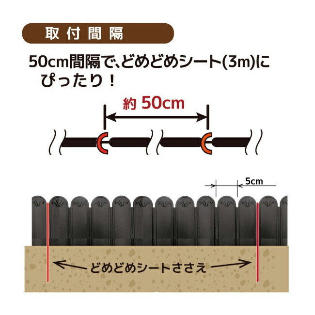 第一ビニール どめどめシートささえ 7P φ3.2mm×35mm