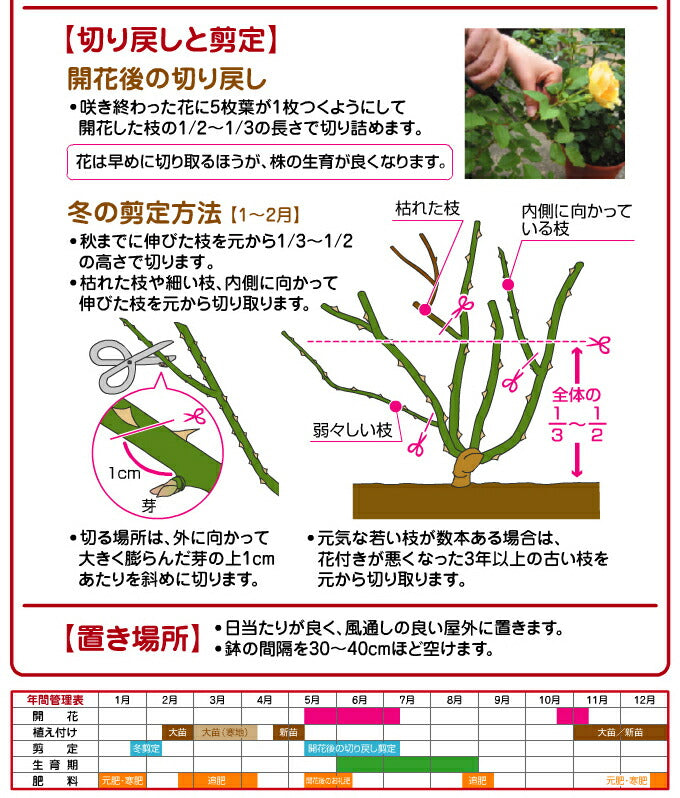 花ごころ バラの土 12L