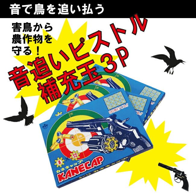 コアミ 音追いピストル 補充玉 カネキャップ 96発×3箱