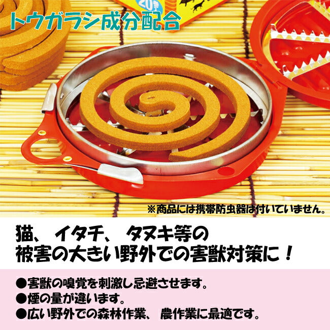 富士綿 パワー森林香 獣よけ線香 20巻入り – マルトヨコーポレーション